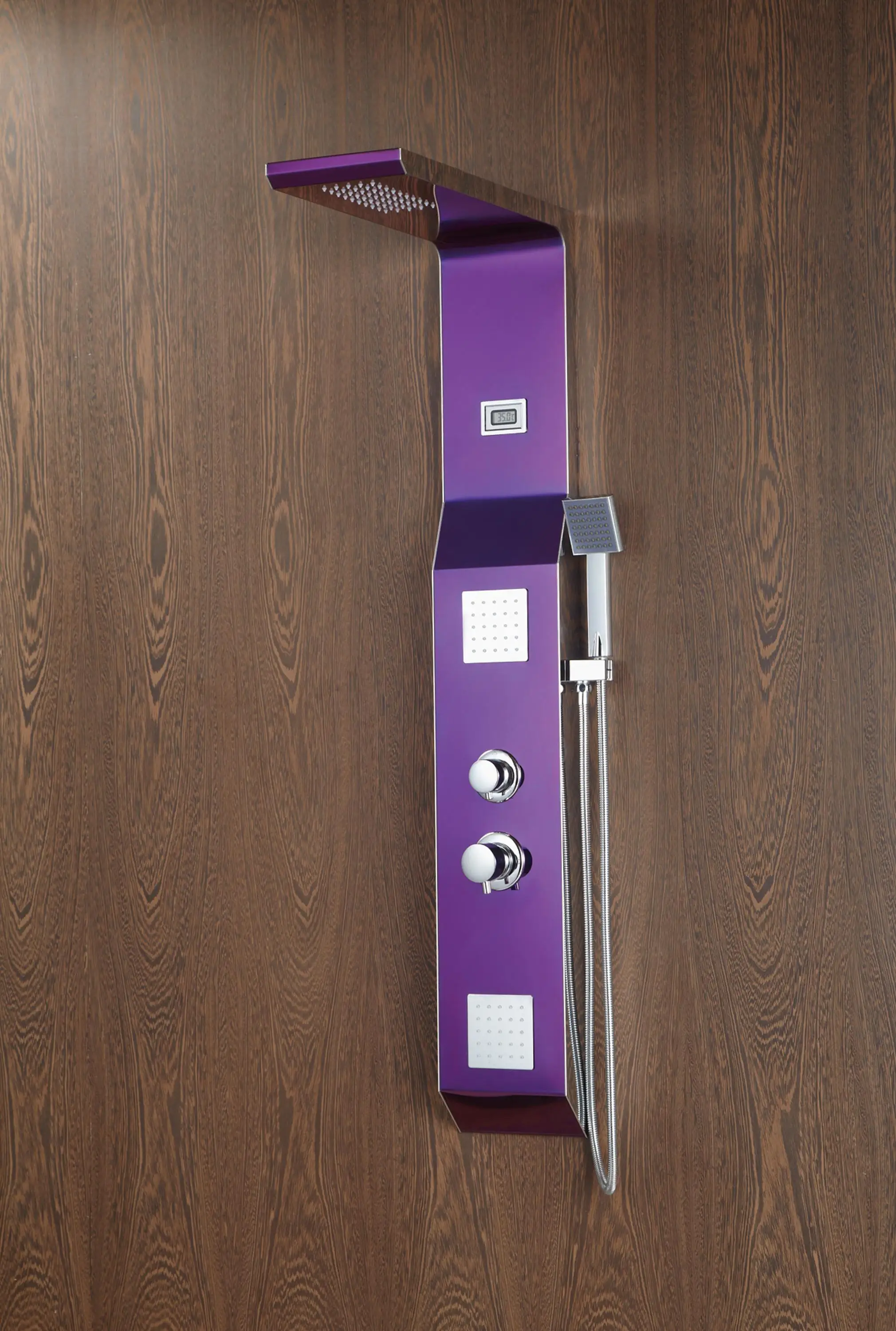 2019 Современная Высококачественная Черная душевая панель из нержавеющей