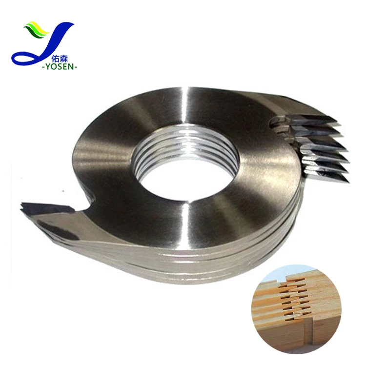 YOSEN Tenon Woodworking Cutter Head 4.0*160 2 Teeth Finger Joint Cutter Knife for Woodworking Tools Hand Knife