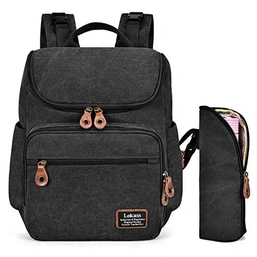 canvas diaper bag backpack