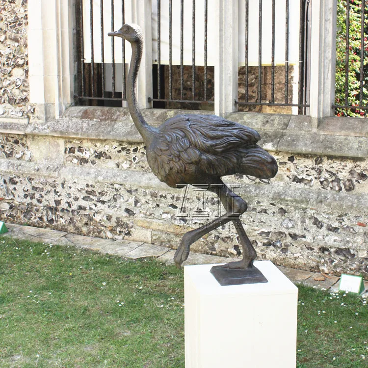 Aofox 2 Pezzi In Metallo Grande Fenicottero Rosso Uccelli Yard Art - Foto 7