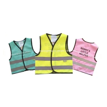 different color traffic safety vest for kids