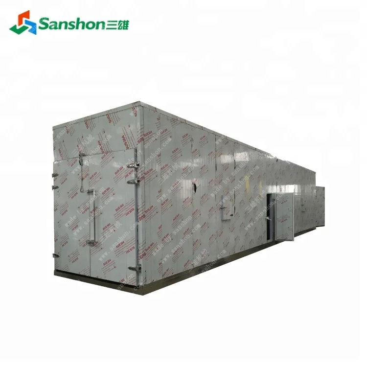 Tunnel De Sechage Advanced Sanshon New Tunnel Dryer for Fruit and Vegetable