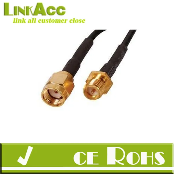 Linkacc- sm55 кабели rallonge antenne беспроводной муёчине rp-sma женский 1.5 м кабеля