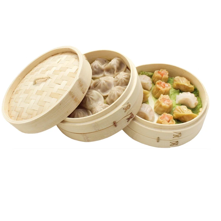 竹製三段式蒸し器 【公式通販】