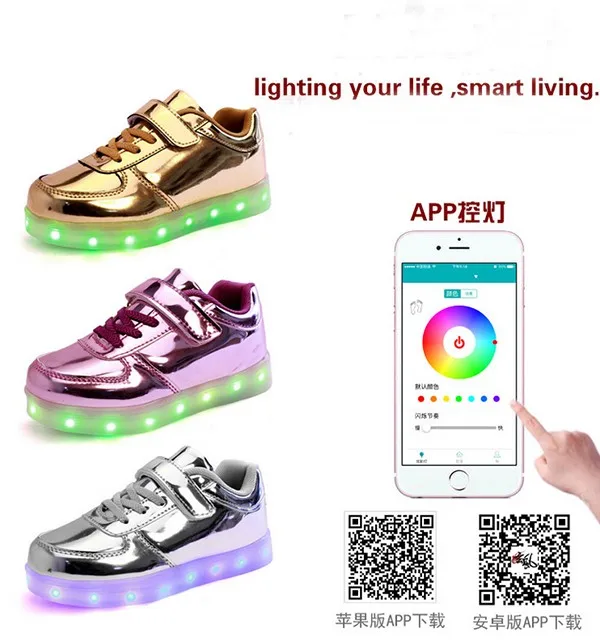 Expliciet luister Vervullen Led Shoes With App Flashing Children Kid Cool Usb Shoes,Led Light Up Kids  Shoes App - Buy Led Light Up Kids Shoes,Led Shoes,Led Shoes App Product on  Alibaba.com