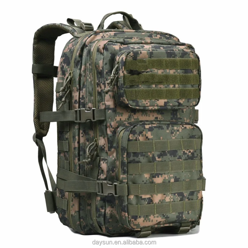 Tactical Backpack 45L Army Military  3 Day Assault Pack Molle Bug Out Bag Backpack Rucksacks for Outdoor Hunting Hiking Camping
