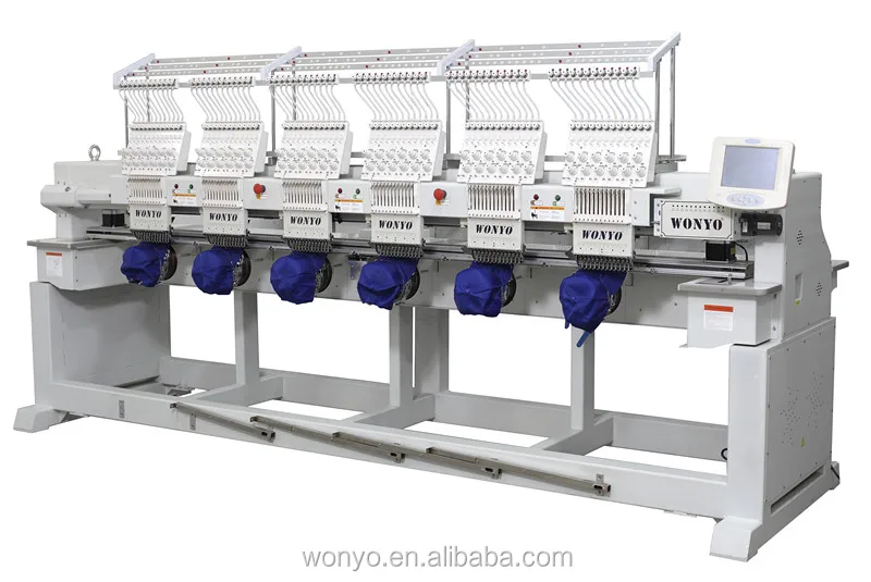 China Factory WONYO 6 Head Monogram Computerized Embroidery Machine Price for Sale