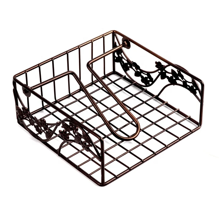 Toprank оптовая продажа держатель для бумажных салфеток использования в ресторане металлический Железный Настольный стойка