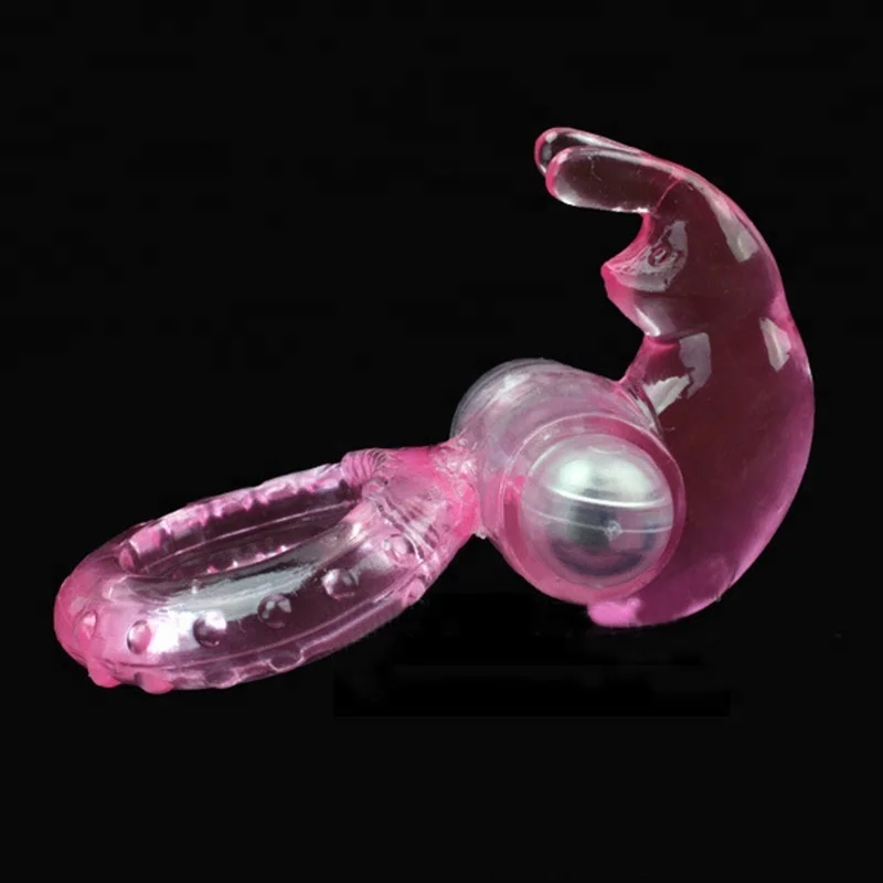 Rabbit Vibrating Cock Ring Men Retarded Ejaculation Penus Ring
