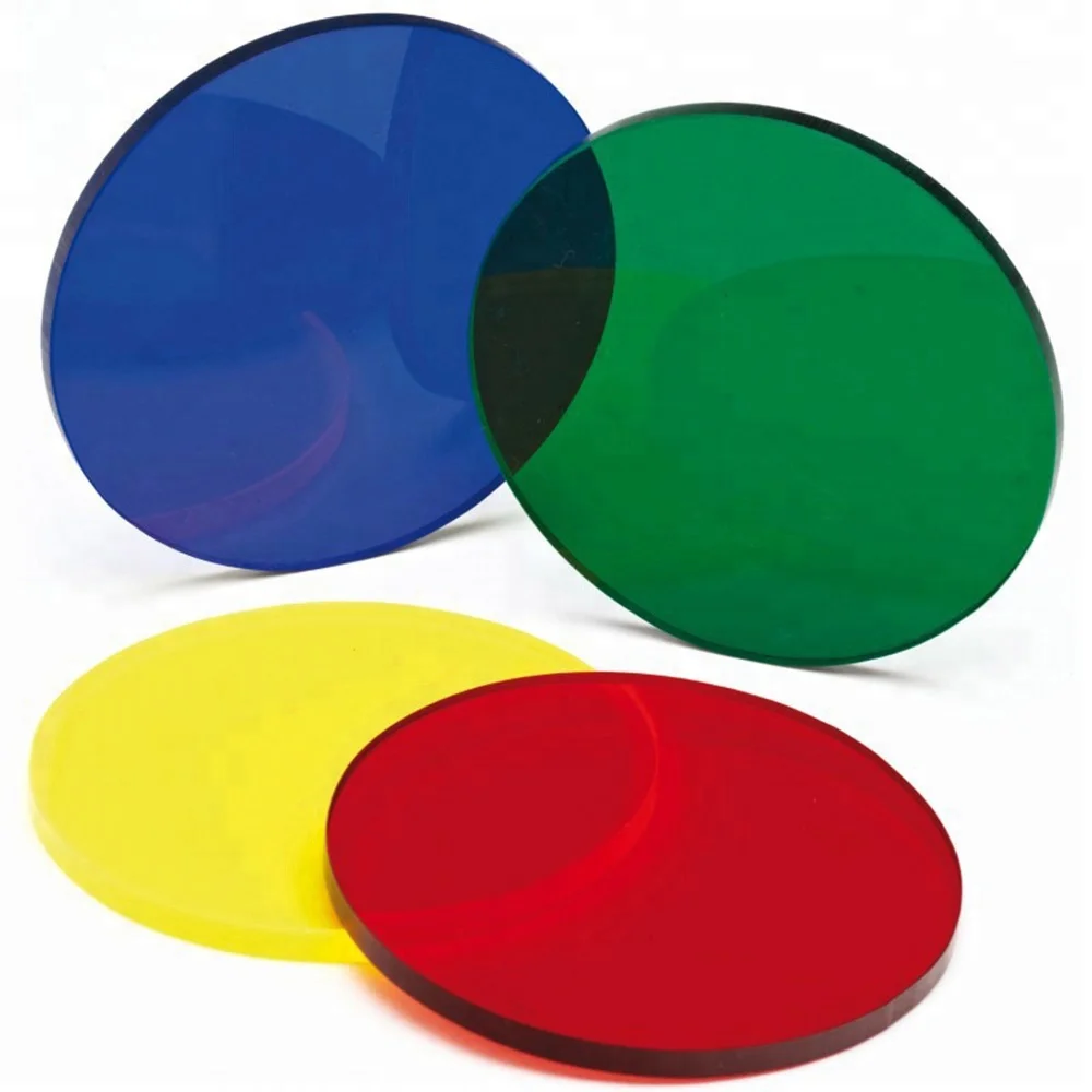 disque acrylique/cercle en plexiglas transparent/transparent