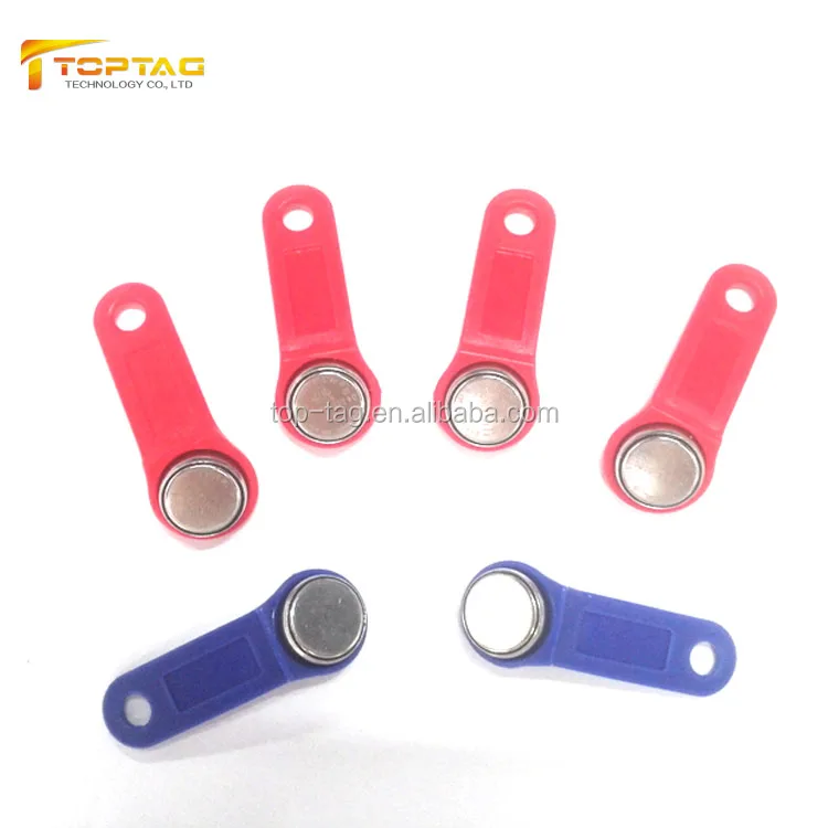 Electronic Ibutton Key Dallas TM1990/DS1990/RW1990 Ibutton Key Tag With Black Holder