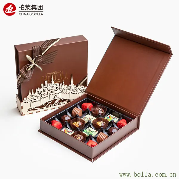 Luxury Square Packaging Chocolate Truffle Boxes