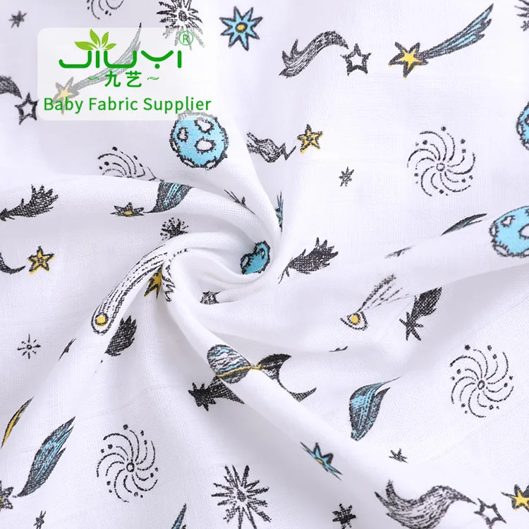 Китайский поставщик высокое качество г/кв. М простая марля египетская ткань хлопок с принтом для