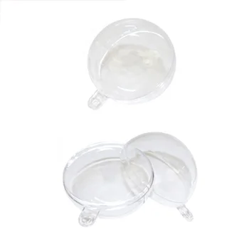 Clear Large Transparent Christmas Sphere Ornament Plastic Packaging Balls