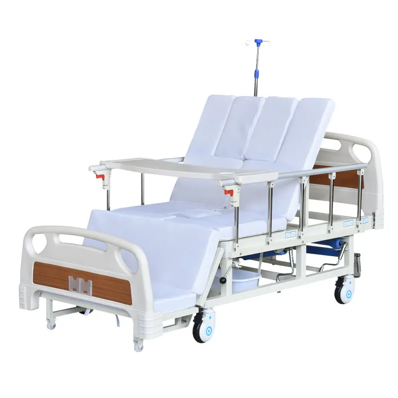 Bulk Production Back Adjustable Simple Kenya Cheap Manual Hospital Bed