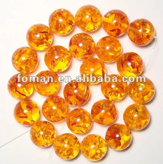 1 X 6mm plana redonda natural de Naranja ámbar Coñac cabujón abalorios piedras semipreciosas GB109 