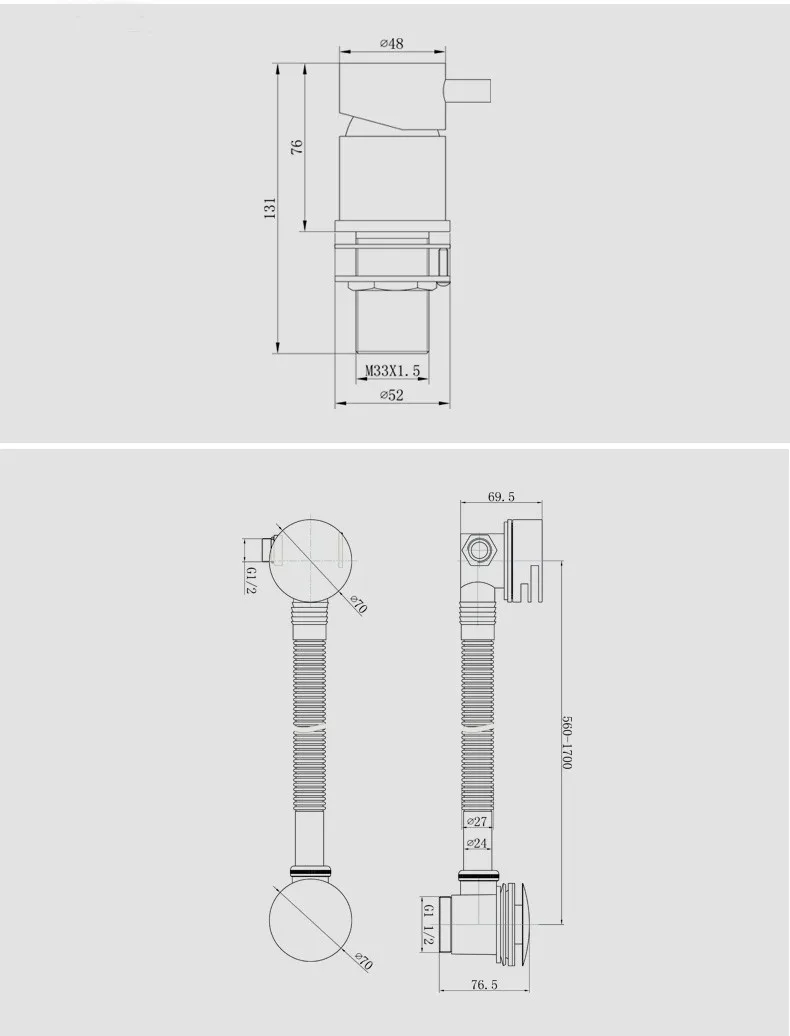 Modern 3 Holes Deck Mounted Bath Mixer manufacture