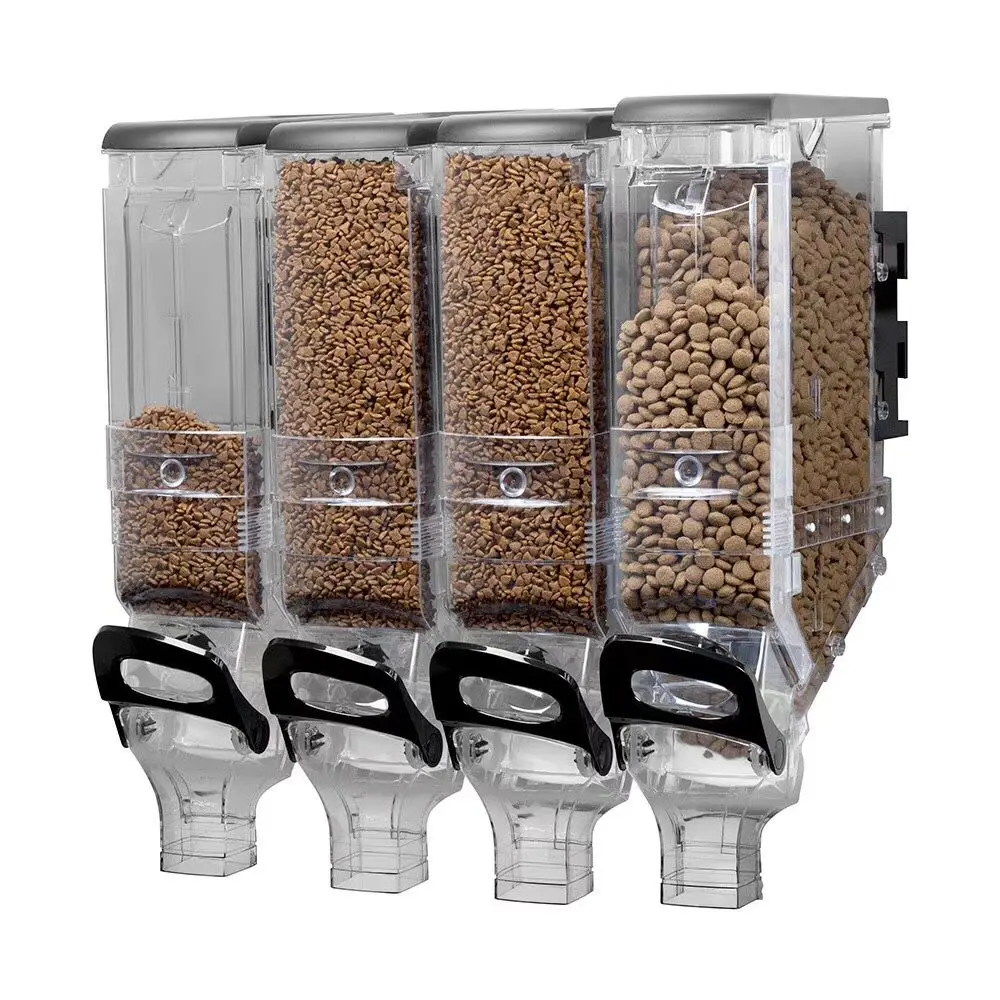 Dispensador de cereales grande, contenedor de alimentos secos, granos de  avena, nueces, tanque de almacenamiento, nueces, dulces, almacenamiento de  cocina, 2/4L - AliExpress