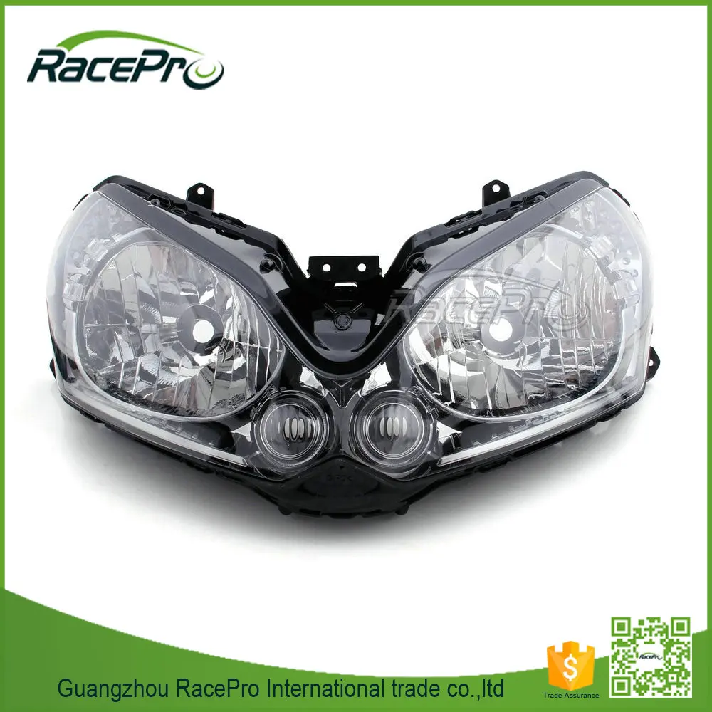 RACEPRO Custom Motor Complete Headlight Assembly for Kawasaki 1400 GTR, Concours 14, ZG1400 (2008-2011)