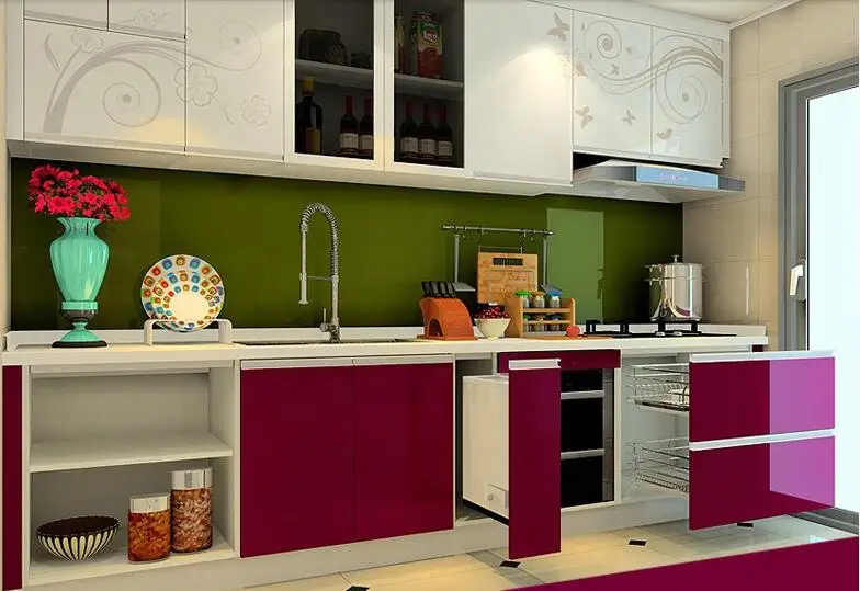 Высокое качество низкая стоимость Китай кухонный шкаф завод