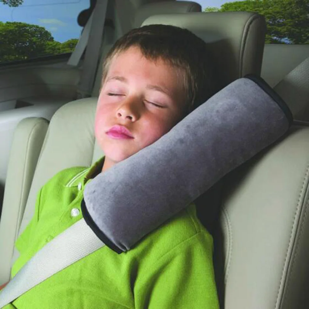 Baby Bambini Spalla Cuscino in auto Sicurezza Copertura il Sonno Cuscino Cervicale per Bambini Amaoma 2 Pezzi Cintura di Sicurezza Bambino Cinture Spalle Giallo, Blu Auto Cintura Pillow Spalla 