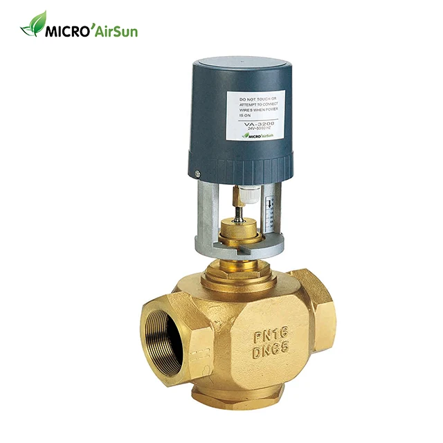 Modulating Control Motorized Ball Valves Motorized Valve For Fan Coil