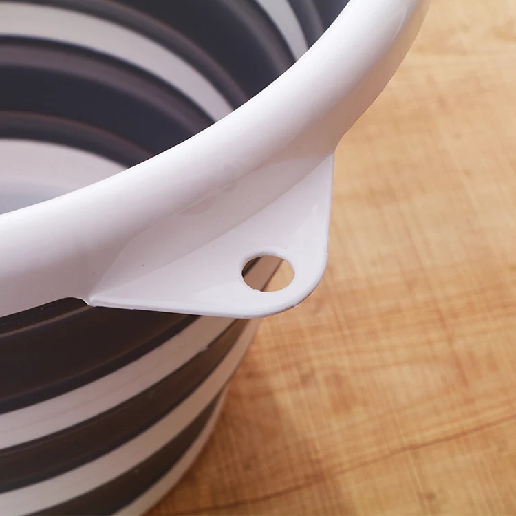 Онлайн Лидер продаж Новый дизайн дешевая большая емкость портативный Круглый складной ковш для мытья автомобиля пластиковая швабра ведро