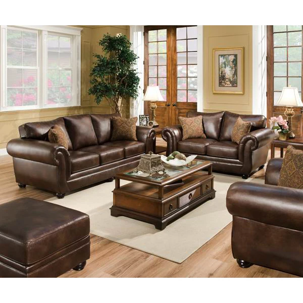 Wholesale Modern Living Room House Furnitures Half Moon Leather Couch