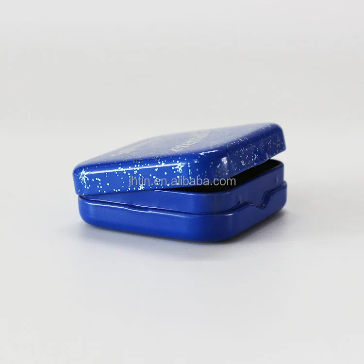 Wholesale Cheap Hinged Container Tin Condom Storage Box