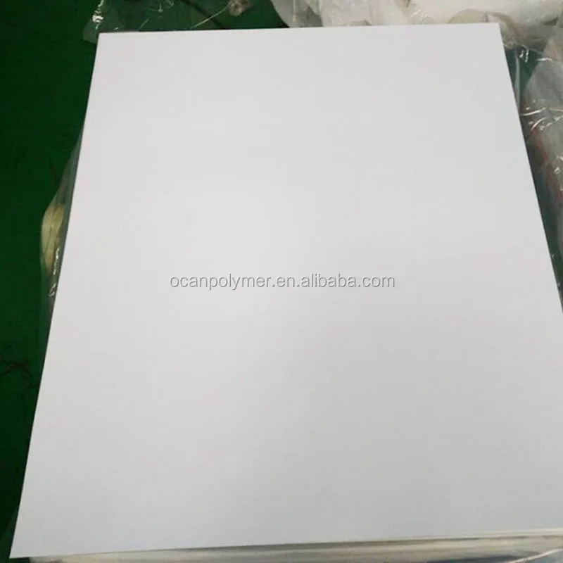 High Gloss White Rigid PVC Sheet for Vacuum Forming Plastic 3D Wall Panel