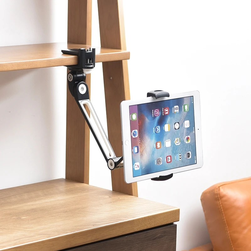 
Ленивый кронштейн алюминиевый регулируемый длинные руки гибкий держатель для мобильного телефона Подставка для планшета стол для планшета 