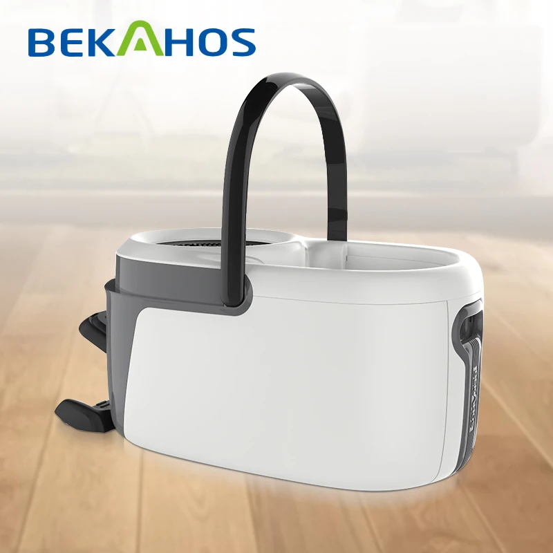 Экологически чистая и пластиковая швабра BEKAHOS с ведром для швабры