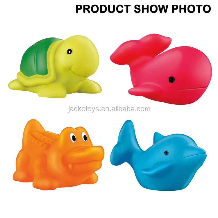 Прекрасная пластиковая игрушка для ванны, водные игрушки, светящиеся морские животные, Детские Игрушки для ванны из Китая