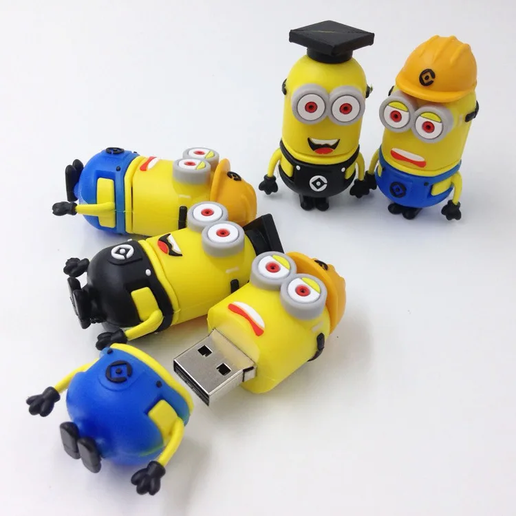 ПВХ пользовательский USB-накопитель 2D 3D мягкий резиновый накопитель на заказ USB-накопитель