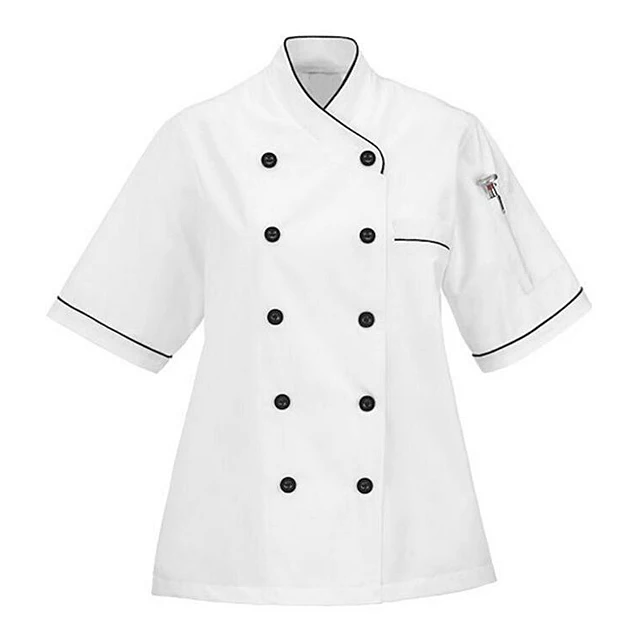 short sleeve chef shirt