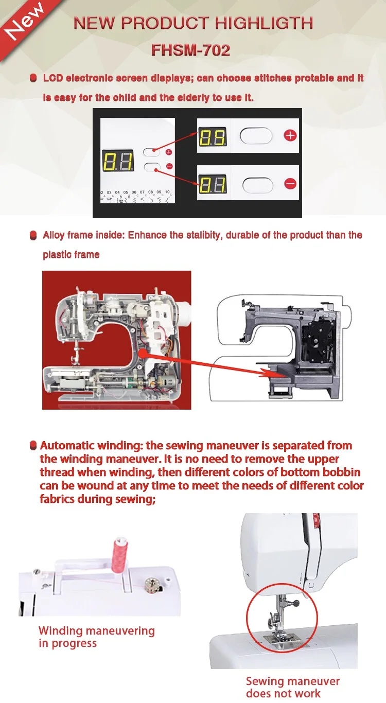 Source FHSM-702 ручной мини-tailor оверлок ручная швейная машина для  продажи on m.alibaba.com