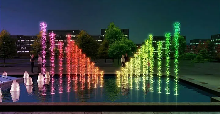 Portable Simple and Convenient Musical Water Fountains for Wedding Decorations