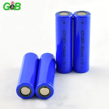 Hot Sell Digital 2600mah 18650 Cylinder Rechargeable Flat Cell Lithium Ion Battery For Consumer 