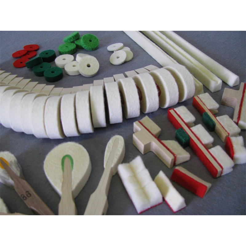 Лидер продаж, цветной демпфер для пианино, полоски из 100% шерсти и войлока для инструмента