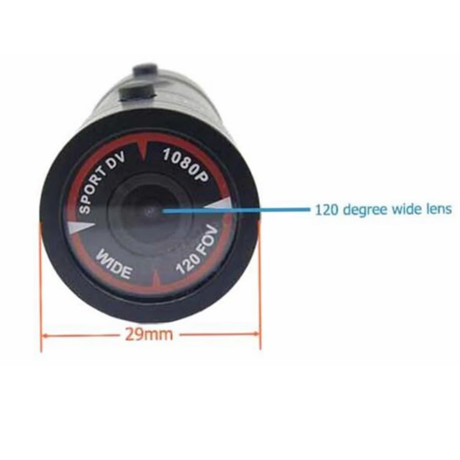 Mini F9 HD Bike Motorcycle Helmet Sports Action Camera