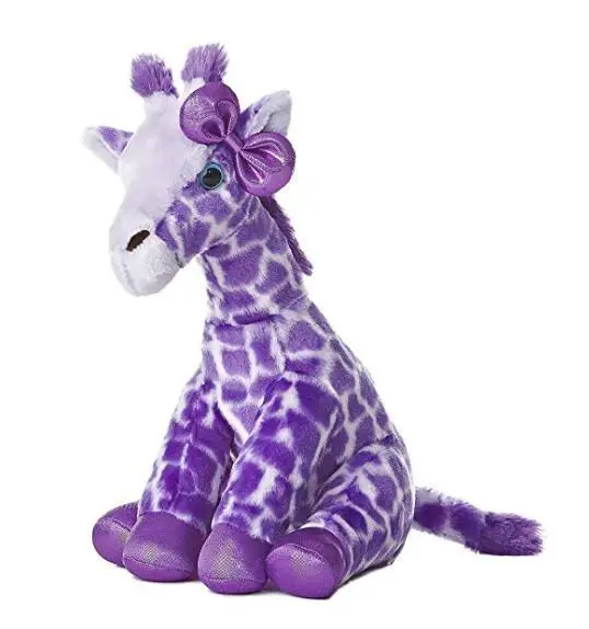 purple giraffe teddy