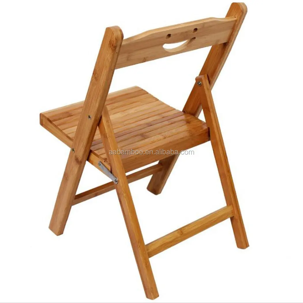 
Деревянный складной стул ручной работы из антикварного бамбука 