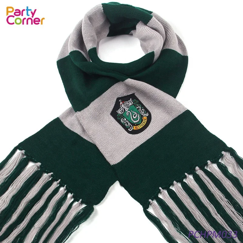 
Harry Potter Scarf Ultra Soft Knitted Fabric New Fashion Christmas Halloween Children Embroidered Scarf 
