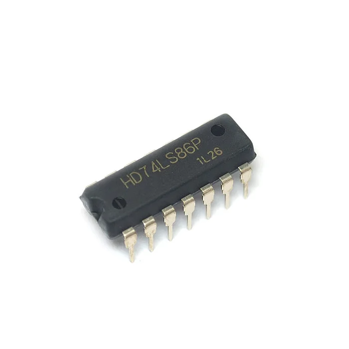 10x HD74LS86P DIP-14 new logic chip.H$