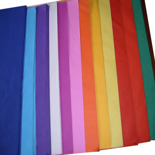 Wholesale Color Paper Printing Tissue Paper Red Wrapping Tissue Paper