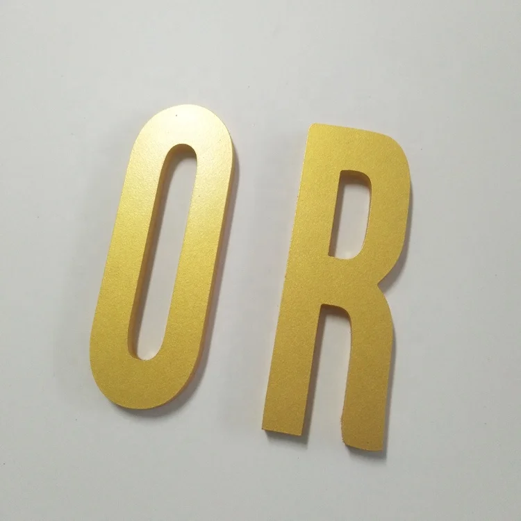 Large Small Size Plastic Letters Custom 3d Gold Paint Acrylic Alphabet Letters With Cheap Price