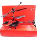 Shatter Resistant Radio Remote Control Aircraft 2 5CH I R Quadcopter RC Helicopter Kids Gifts Red
