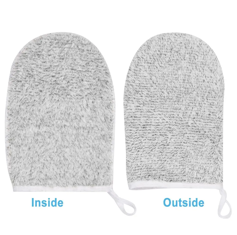 Sunland очищающие салфетки для лица, новый дизайн, из микрофибры, бамбуковый уголь, салфетки для снятия макияжа