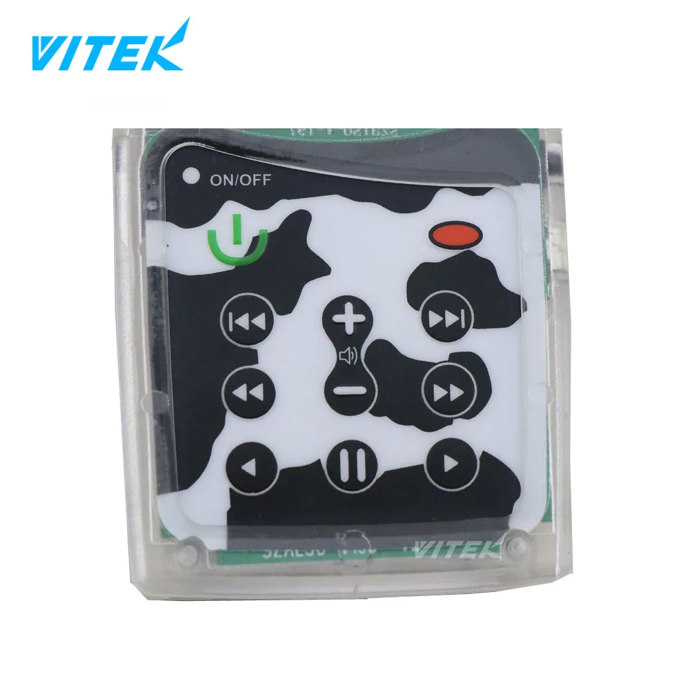 Prison Jail Use Clear Case Audio Bible Player Mini Transparent MP3 Player with Transparent Earphone Clear Headphone
