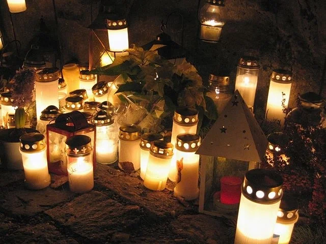 Plastic Red Waterproof Memorial Flameless Led Grave Candle